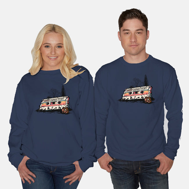 Ending Story-Unisex-Crew Neck-Sweatshirt-fanfabio