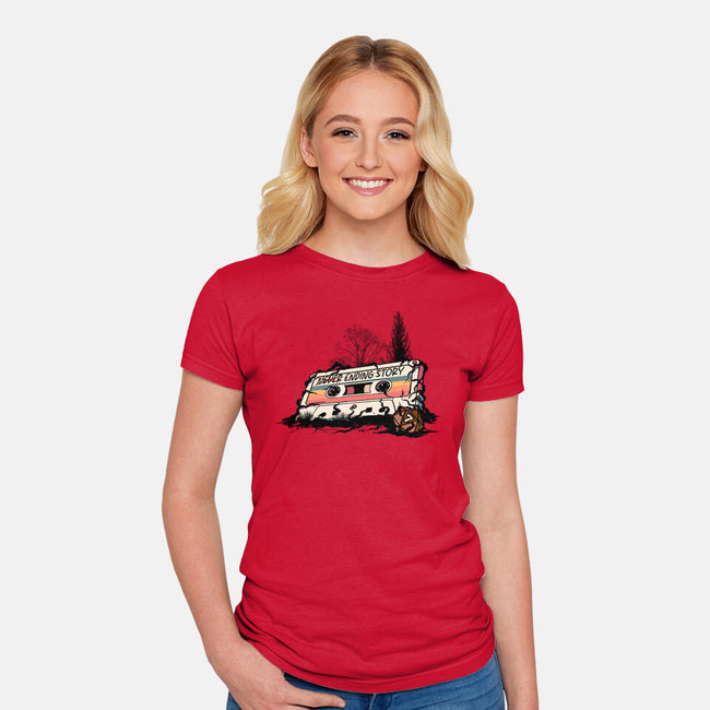 Ending Story-Womens-Fitted-Tee-fanfabio