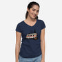 Ending Story-Womens-V-Neck-Tee-fanfabio