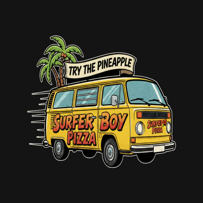 Surfer Boy Pizza-Unisex-Crew Neck-Sweatshirt-LILIVIA