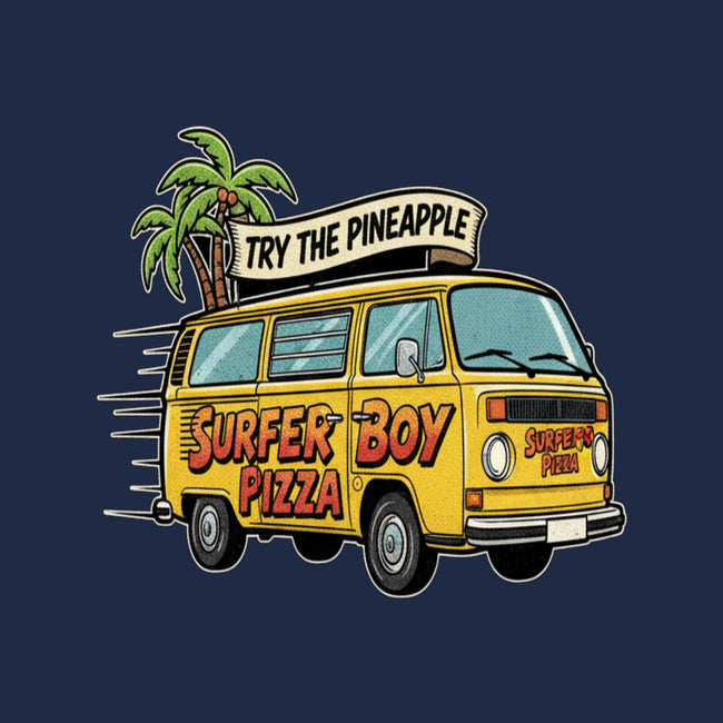 Surfer Boy Pizza-Womens-Basic-Tee-LILIVIA