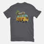 Surfer Boy Pizza-Womens-Basic-Tee-LILIVIA