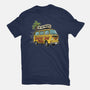 Surfer Boy Pizza-Mens-Heavyweight-Tee-LILIVIA
