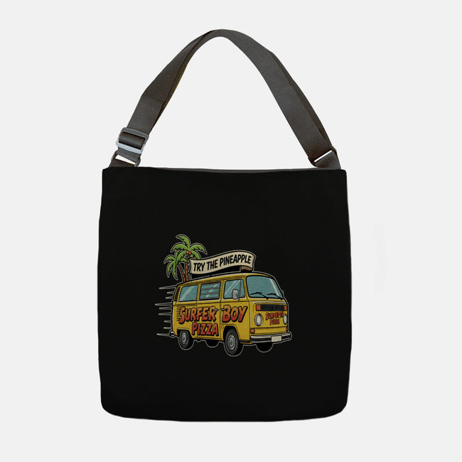 Surfer Boy Pizza-None-Adjustable Tote-Bag-LILIVIA