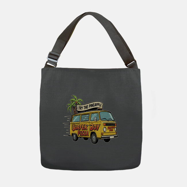 Surfer Boy Pizza-None-Adjustable Tote-Bag-LILIVIA
