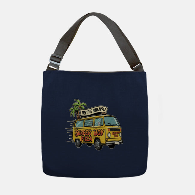 Surfer Boy Pizza-None-Adjustable Tote-Bag-LILIVIA