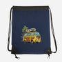 Surfer Boy Pizza-None-Drawstring-Bag-LILIVIA