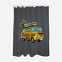 Surfer Boy Pizza-None-Polyester-Shower Curtain-LILIVIA
