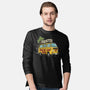 Surfer Boy Pizza-Mens-Long Sleeved-Tee-LILIVIA