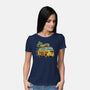 Surfer Boy Pizza-Womens-Basic-Tee-LILIVIA