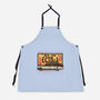 Ghost Hunt Mobile-Unisex-Kitchen-Apron-glitchygorilla