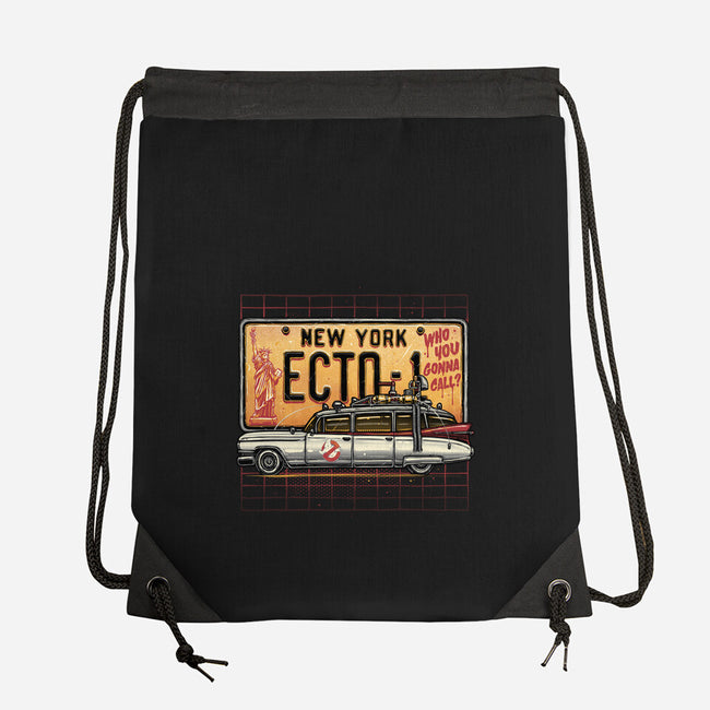 Ghost Hunt Mobile-None-Drawstring-Bag-glitchygorilla