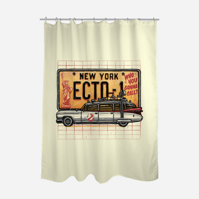 Ghost Hunt Mobile-None-Polyester-Shower Curtain-glitchygorilla
