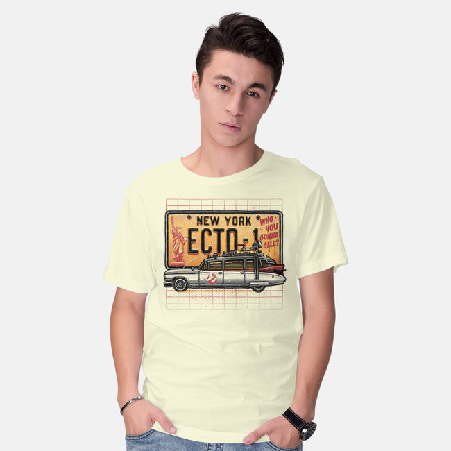 Ghost Hunt Mobile-Mens-Basic-Tee-glitchygorilla