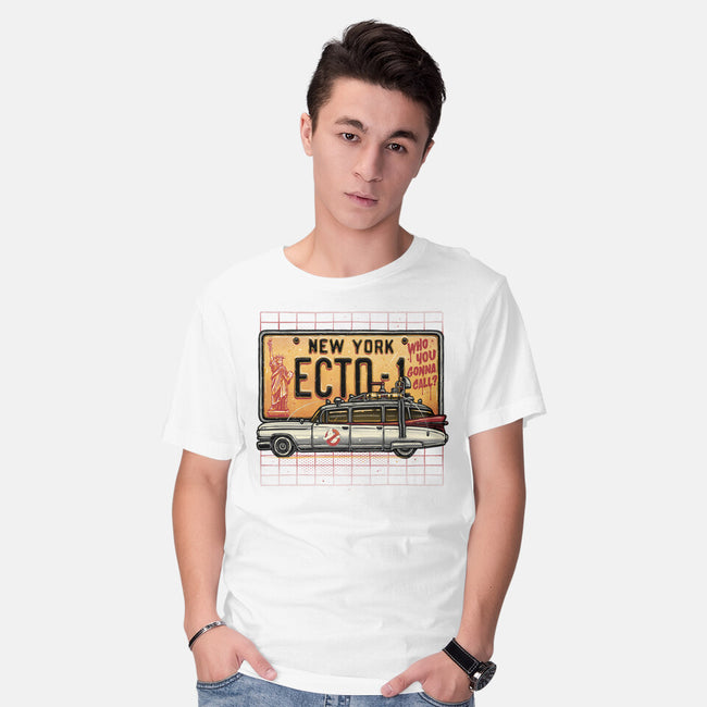 Ghost Hunt Mobile-Mens-Basic-Tee-glitchygorilla