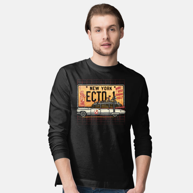 Ghost Hunt Mobile-Mens-Long Sleeved-Tee-glitchygorilla
