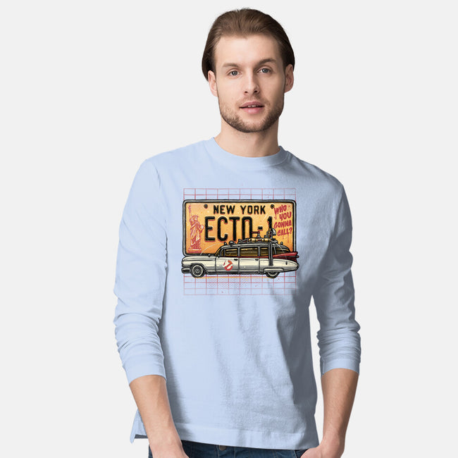Ghost Hunt Mobile-Mens-Long Sleeved-Tee-glitchygorilla