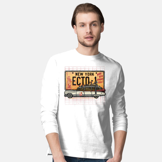 Ghost Hunt Mobile-Mens-Long Sleeved-Tee-glitchygorilla