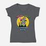 Sugar Spice Everyone Dies-Womens-V-Neck-Tee-vp021