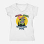 Sugar Spice Everyone Dies-Womens-V-Neck-Tee-vp021