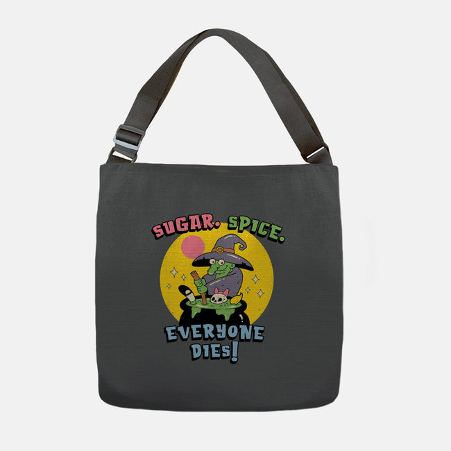 Sugar Spice Everyone Dies-None-Adjustable Tote-Bag-vp021