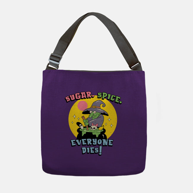 Sugar Spice Everyone Dies-None-Adjustable Tote-Bag-vp021