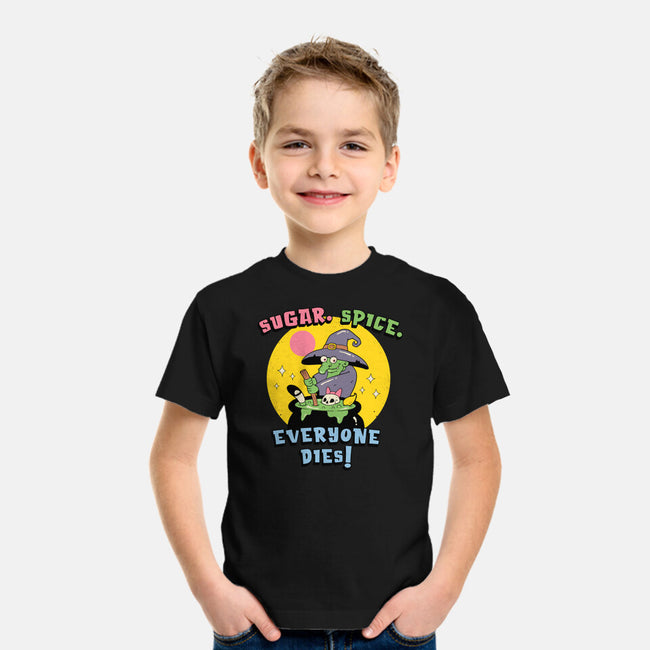 Sugar Spice Everyone Dies-Youth-Basic-Tee-vp021