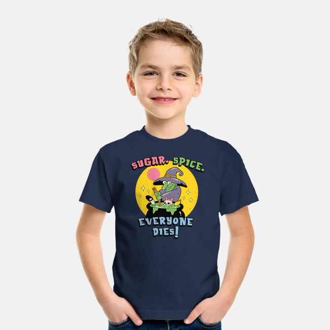 Sugar Spice Everyone Dies-Youth-Basic-Tee-vp021