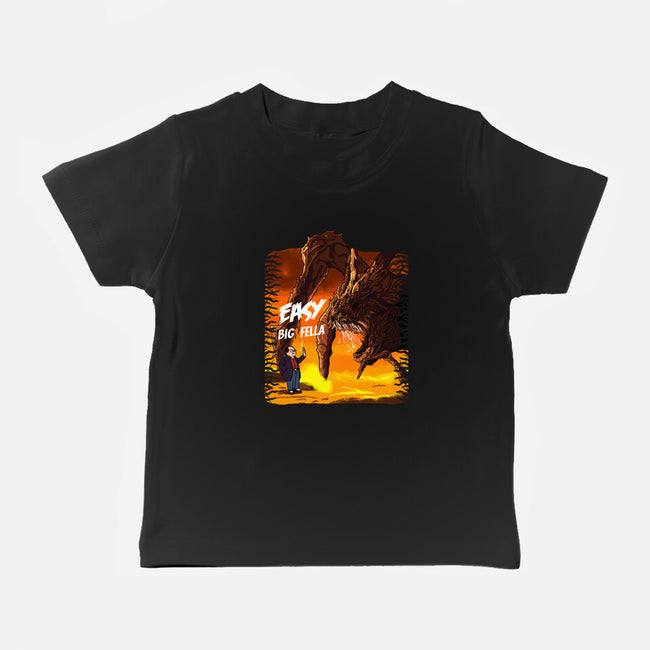 Calm Down Large Fellow-Baby-Basic-Tee-SeamusAran