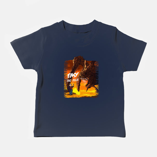 Calm Down Large Fellow-Baby-Basic-Tee-SeamusAran