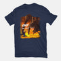 Calm Down Large Fellow-Womens-Basic-Tee-SeamusAran