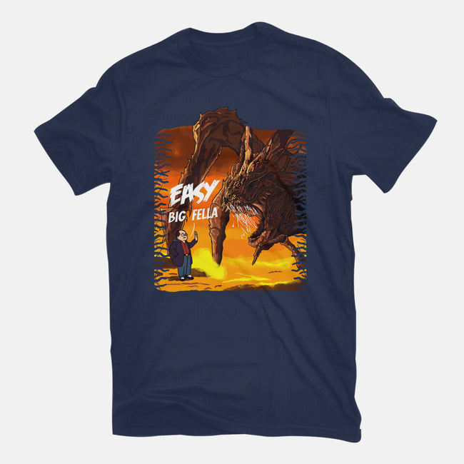 Calm Down Large Fellow-Unisex-Basic-Tee-SeamusAran