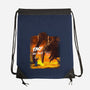 Calm Down Large Fellow-None-Drawstring-Bag-SeamusAran