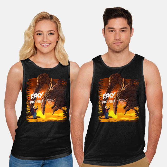 Calm Down Large Fellow-Unisex-Basic-Tank-SeamusAran