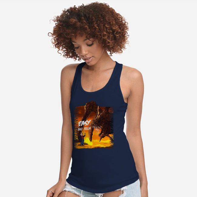 Calm Down Large Fellow-Womens-Racerback-Tank-SeamusAran