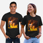 Calm Down Large Fellow-Unisex-Basic-Tee-SeamusAran