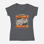 Alliance Smuggler-Womens-V-Neck-Tee-SuperEdu