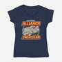 Alliance Smuggler-Womens-V-Neck-Tee-SuperEdu