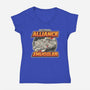 Alliance Smuggler-Womens-V-Neck-Tee-SuperEdu