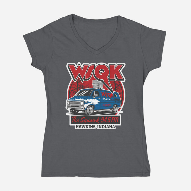 WSQK Hawkins-Womens-V-Neck-Tee-SuperEdu