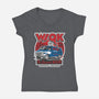 WSQK Hawkins-Womens-V-Neck-Tee-SuperEdu