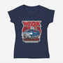 WSQK Hawkins-Womens-V-Neck-Tee-SuperEdu