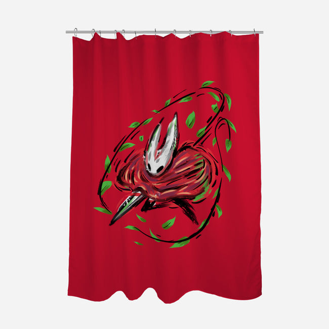 Rose Battle-None-Polyester-Shower Curtain-nickzzarto