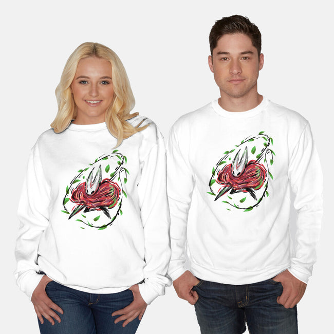 Rose Battle-Unisex-Crew Neck-Sweatshirt-nickzzarto