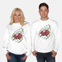 Rose Battle-Unisex-Crew Neck-Sweatshirt-nickzzarto