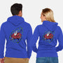 Rose Battle-Unisex-Zip-Up-Sweatshirt-nickzzarto