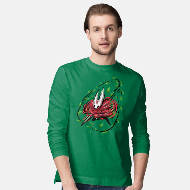 Rose Battle-Mens-Long Sleeved-Tee-nickzzarto