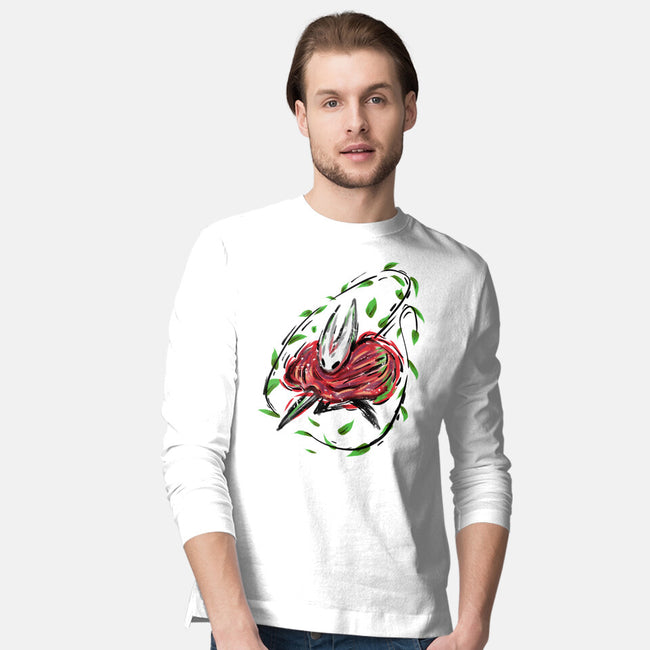 Rose Battle-Mens-Long Sleeved-Tee-nickzzarto