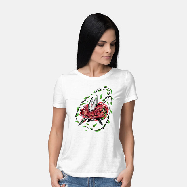 Rose Battle-Womens-Basic-Tee-nickzzarto