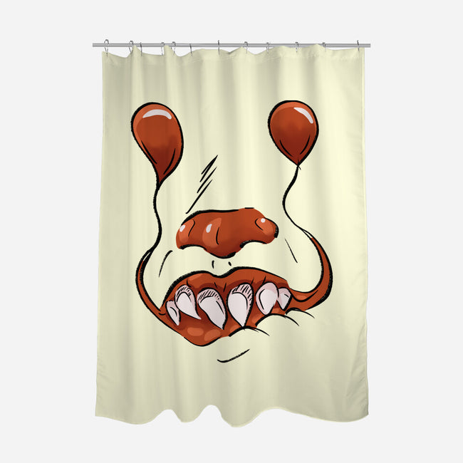 Balloon Eyes-None-Polyester-Shower Curtain-nickzzarto